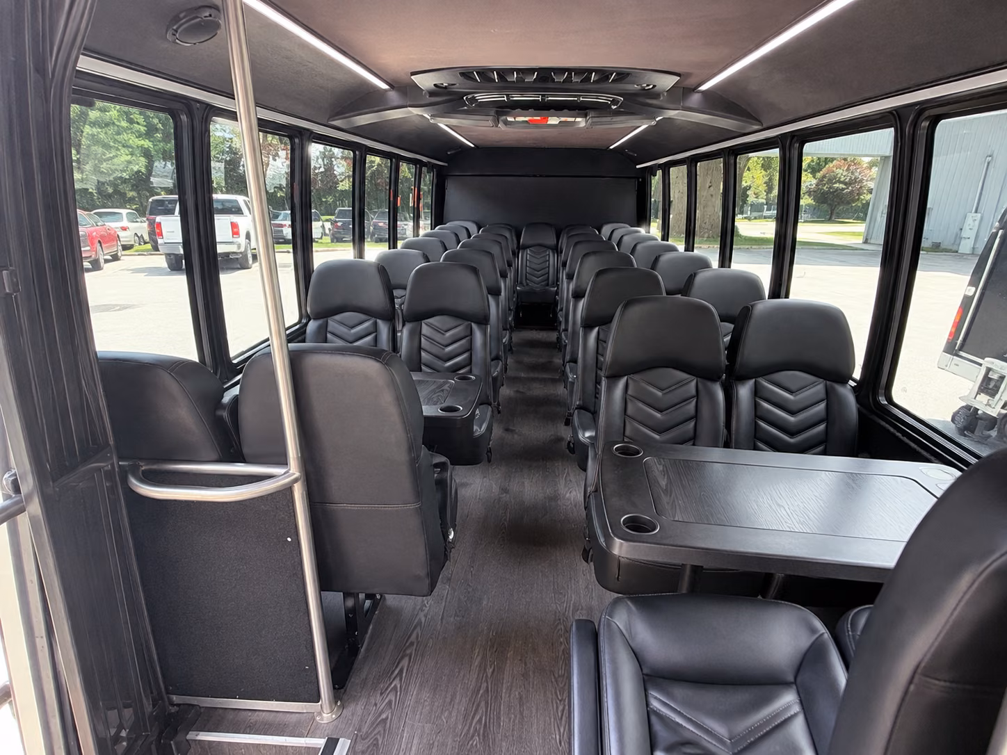 18 passenger minibus interior