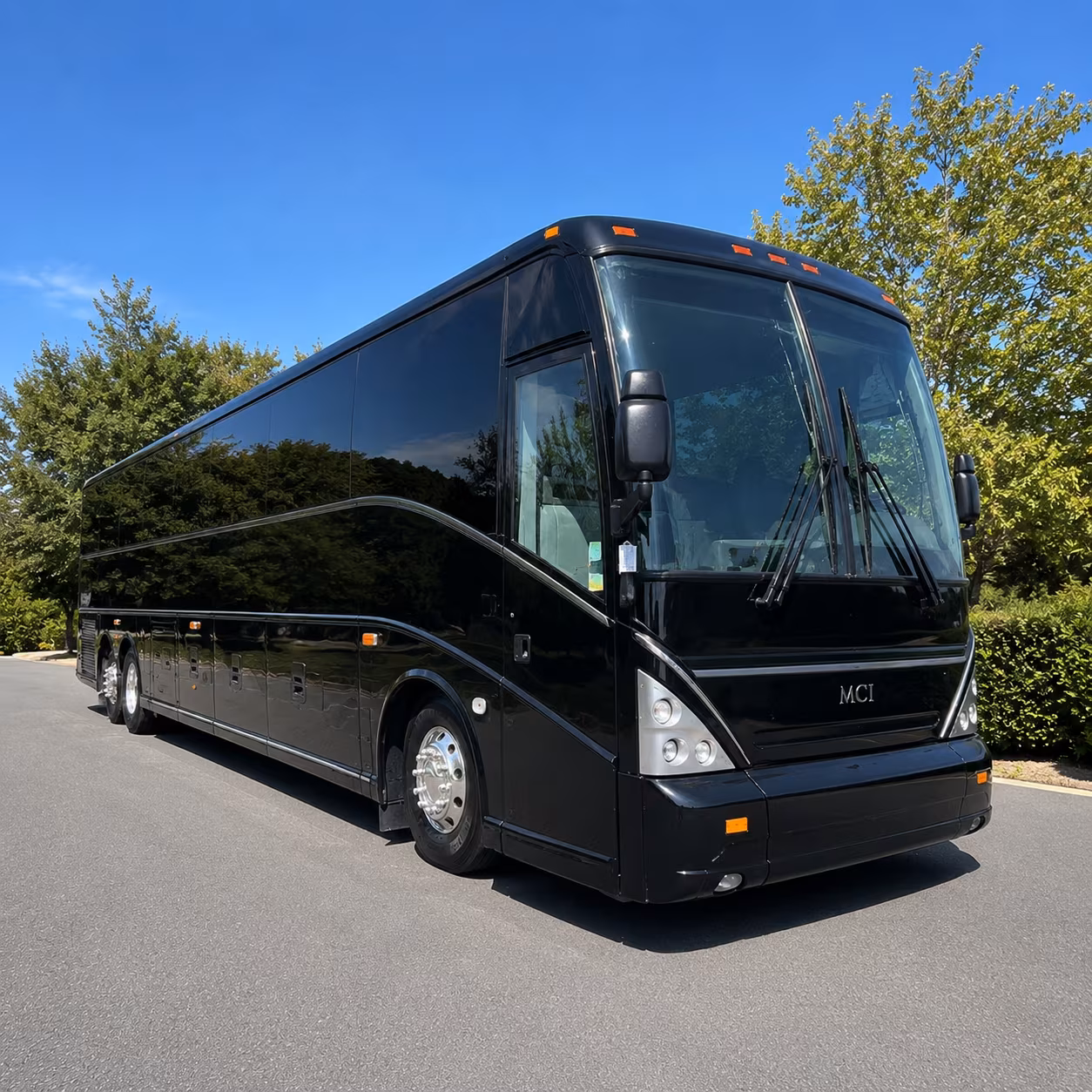 56 passenger charter bus