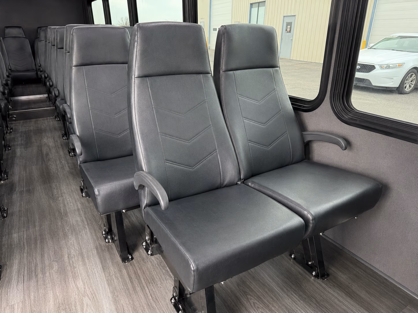 beaumont 15 passenger minibus interior