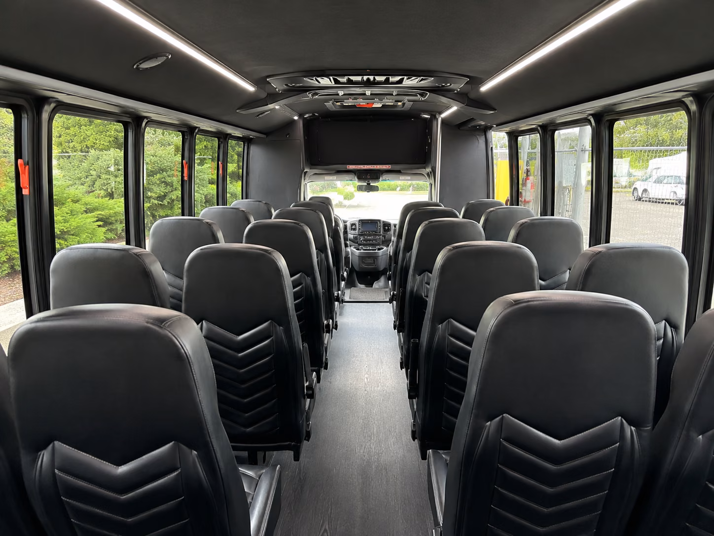 beaumont 20 passenger minibus inside