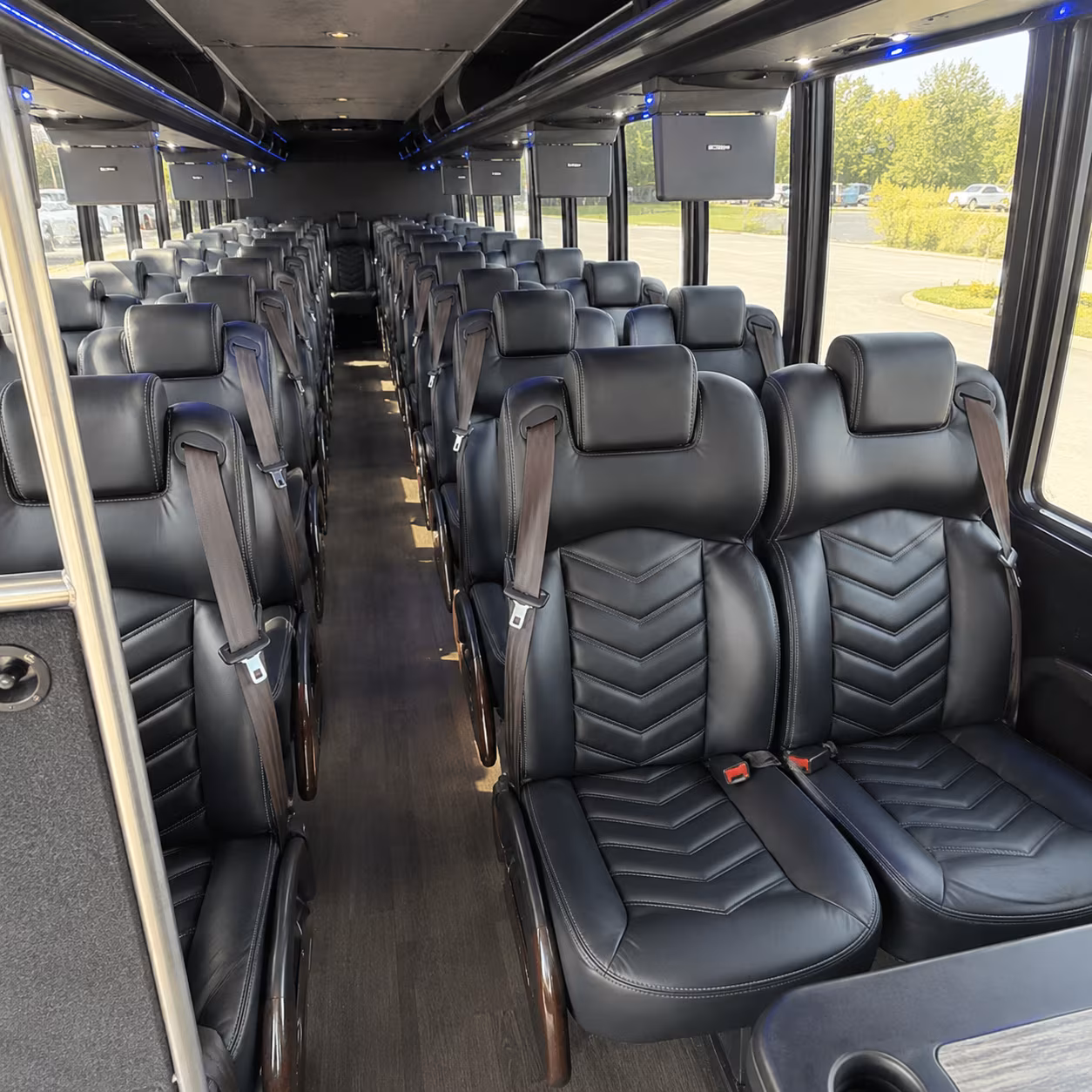 beaumont 25 passenger minibus inside
