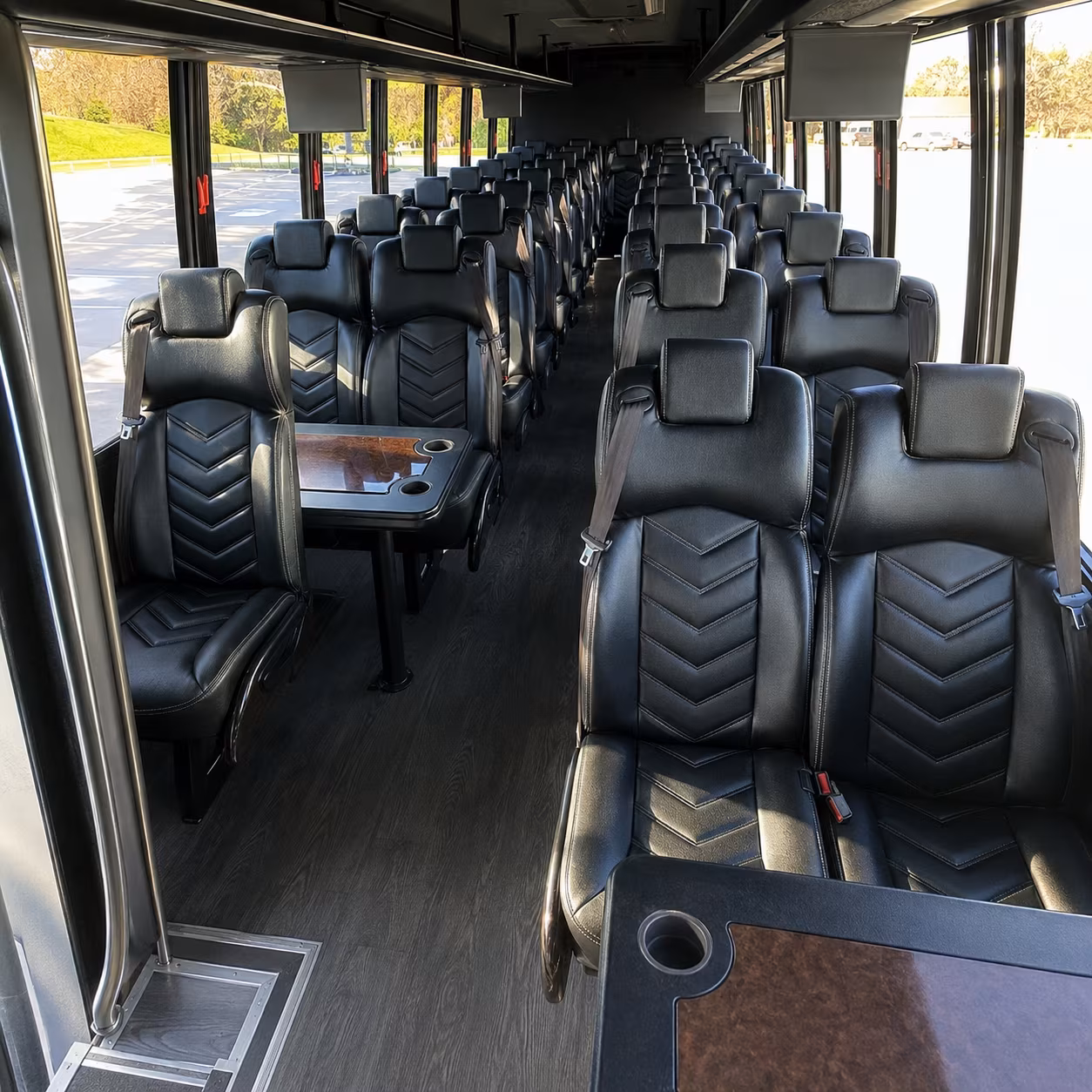 beaumont 25 passenger minibus interior