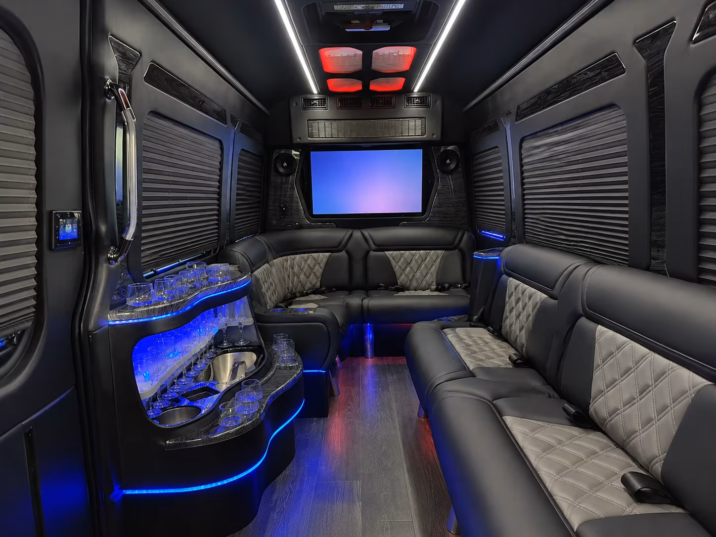 beaumont sprinter limousine inside