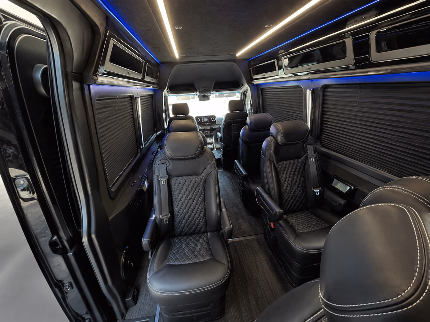 beaumont sprinter van with driver inside