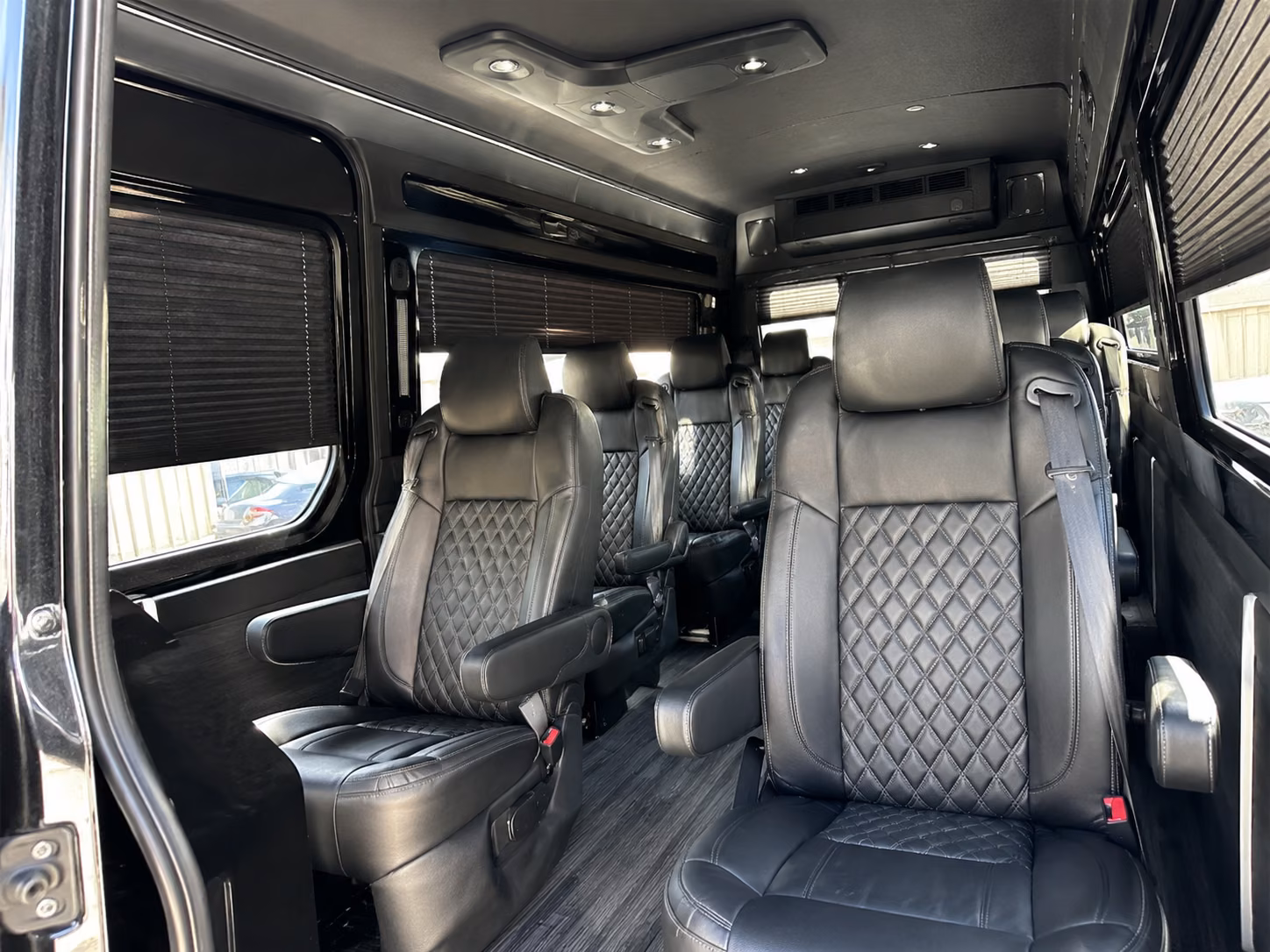 beaumont sprinter van with driver interior