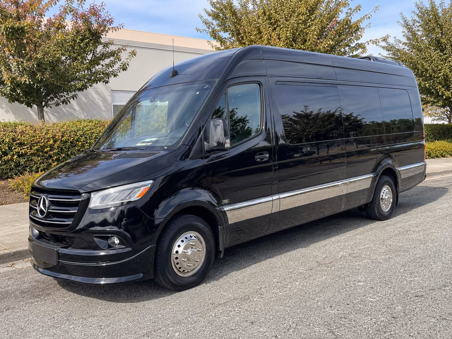 beaumont sprinter van with driver