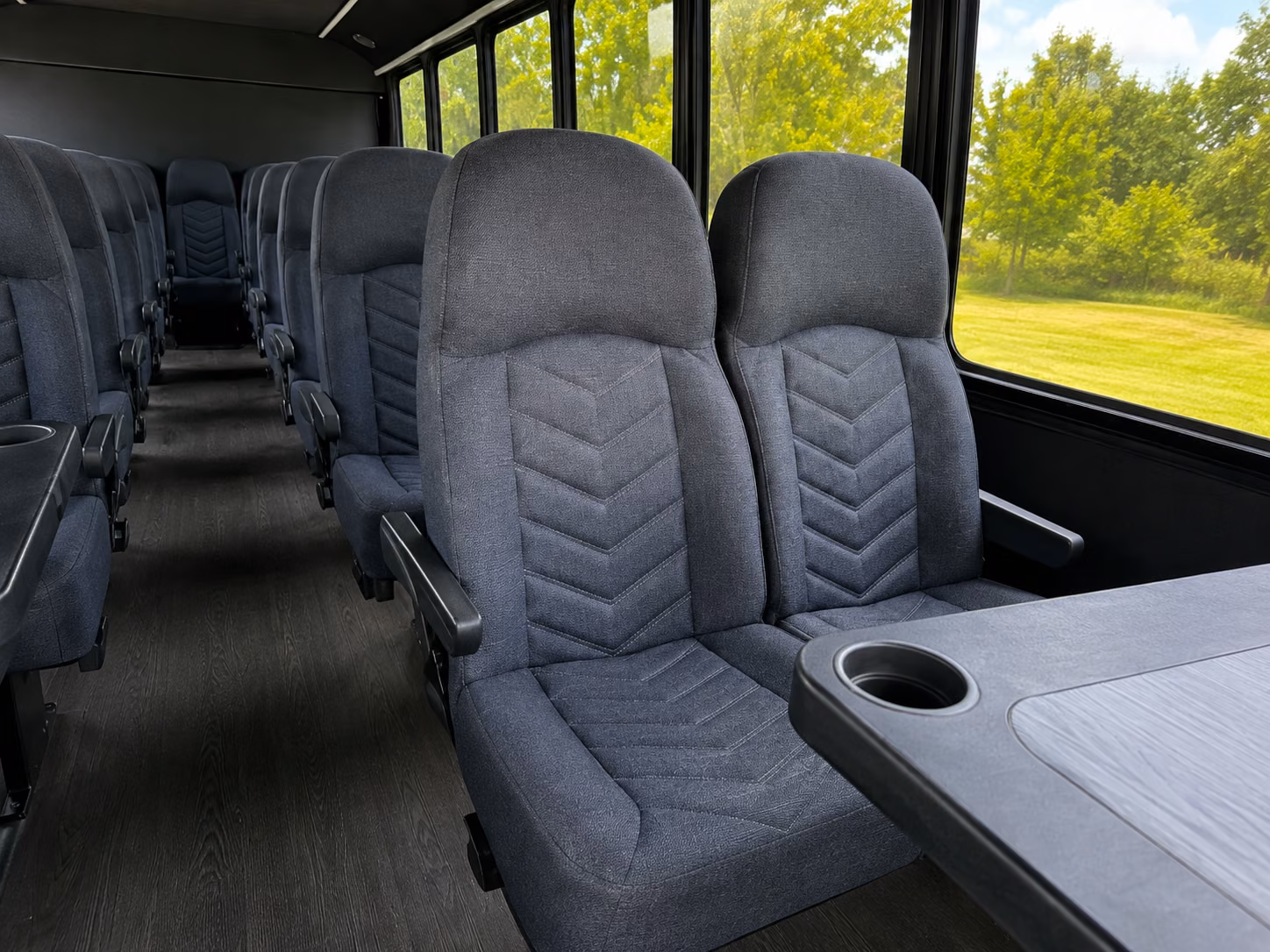 bus rentals for corporate sporting event suites and group outings in beaumont